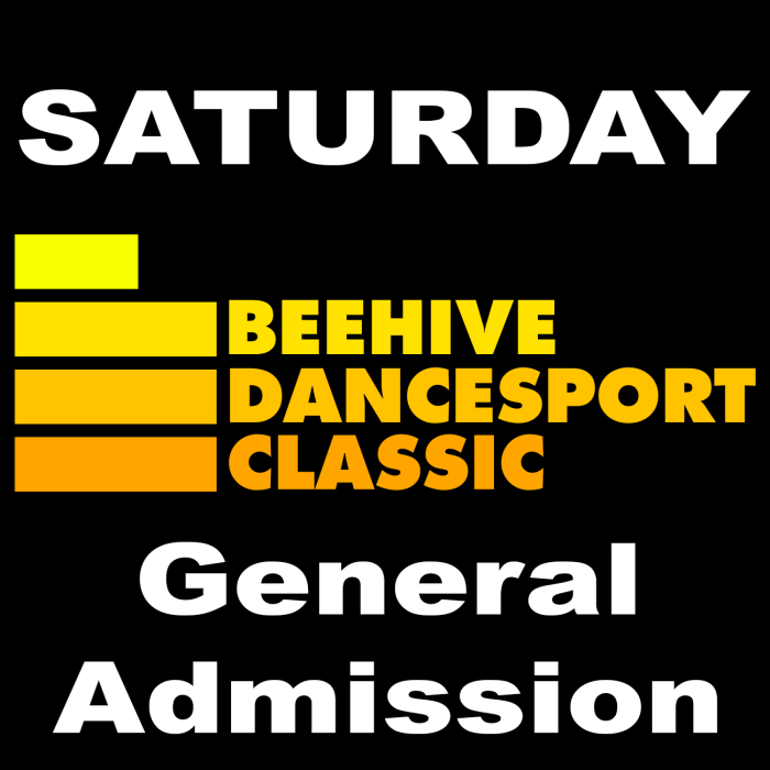 2025 Beehive Dancesport Classic Saturday General Admission